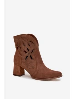 Boty na podpatku  model 219132 Step in style