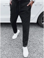 Pánské černé kalhoty FashionStreet UX4413