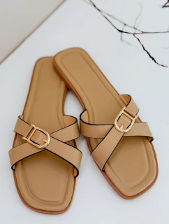 Dámské žabky BELICCA khaki FashionStreet ZY0979