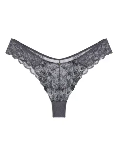 Dámské kalhotky Sensual Spotlight Highleg Brazilian - GRAY - šedé 00DK - TRIUMPH