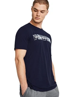 Pánské tričko Under Armour Camo Chest Stripe, tmavě modré, 1376830, velikost 410 M
