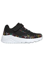 Mládežnické tenisky Skechers UNO LITE HEART CRAZE 314091L BKMT
