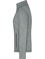 Daiber JN 1147 Dámská 2-vrstvá melanžová softshell bunda 02.1147 dark melange/black Daiber JN 1147 Dámská 2-vrstvá melanžová softshell bunda 02.1147 dark melange/black