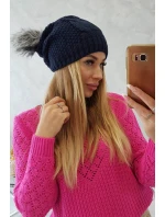 Fleecová čepice Sandra K210 navy blue Fleecová čepice Sandra K210 navy blue