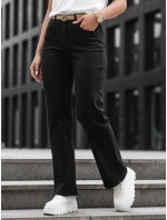 Dámské široké džíny DELUSSIA black FashionStreet UY2669 Dámské široké džíny DELUSSIA black FashionStreet UY2669