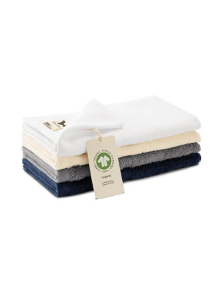 Malý unisex ručník Organic (GOTS) (šedý)