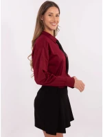 Košile DHJ KS 9213.86 bordó Košile DHJ KS 9213.86 bordó