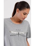 Dámské domácí šaty s krátkým rukávem Vážka Dámské domácí šaty s krátkým rukávem Vážka