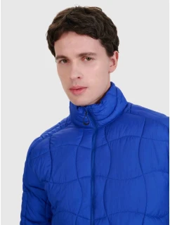 Pánská trekingová péřová bunda 4F 4FWSS25TDJAM527-36S s výplní Primaloft Silver