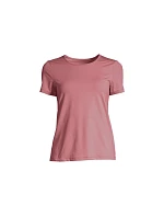 CASALL Essential Mesh Detail Tee růžová