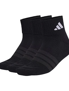 Ponožky adidas Cushioned Sportswear Ankle 3P černé KC9633