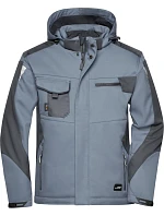 Daiber JN 824 Pracovní zimní softshellová bunda - Strong 02.0824 carbon/black