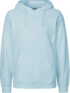 Neutral O 63101 Pánská mikina s kapucí z bio bavlny 77.6311 light blue