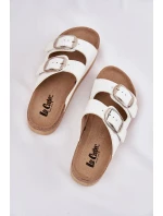 Dámské Pantofle Na Platformě S Přezkami Lee Cooper LCW-25-35-3496L Bílé Dámské Pantofle Na Platformě S Přezkami Lee Cooper LCW-25-35-3496L Bílé