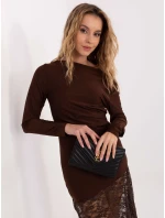 Šaty MI SK 3310.63 hnědé Šaty MI SK 3310.63 hnědé