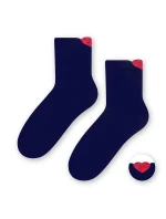 Dámské ponožky Steven art.136 Srdce