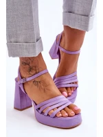 Sandály na podpatku  model 179119 Step in style