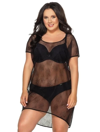 Plážové šaty Ava SP 21 Black S-3XL Plážové šaty Ava SP 21 Black S-3XL