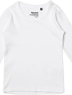Neutral O 11001 Dětské tričko s dlouhým rukávem 77.1001 white
