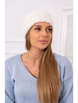 Dámská čepice Dagmara K332 bílá
