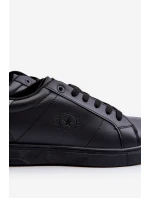Nízké pánské tenisky z ekologické kůže Big Star NN174284 černé