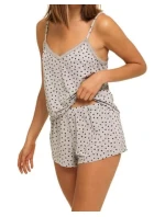 Dámské pyžamo QS6306E-VGT šedá - Calvin Klein Dámské pyžamo QS6306E-VGT šedá - Calvin Klein