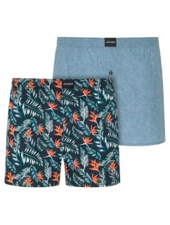 Pánské trenýrky 2Pack 315500 B90 modré s potiskem - Jockey