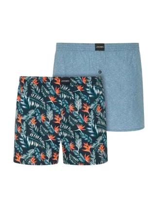 Pánské trenýrky 2Pack 315500 B90 modré s potiskem - Jockey Pánské trenýrky 2Pack 315500 B90 modré s potiskem - Jockey