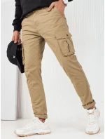 Pánské bojové kalhoty béžové FashionStreet UX4254 Pánské bojové kalhoty béžové FashionStreet UX4254