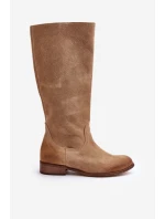 Semišové Kozačky Do Poloviny Lýtka Na Zip Bežové Lewski 3616 Semišové Kozačky Do Poloviny Lýtka Na Zip Bežové Lewski 3616