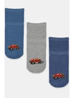 CHLAPECKÉ BAVLNĚNÉ PONOŽKY SE SILIKONEM SB009