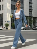 Dámský džínsový bomber modrý FashionStreet TY5603