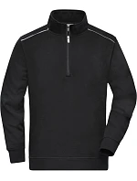 Daiber JN 895 Pracovní mikina s 1/4 zipem - Solid 02.0895 black Daiber JN 895 Pracovní mikina s 1/4 zipem - Solid 02.0895 black