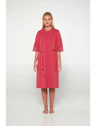 Vamp - Dámský župan s krajkovými detaily 19912 - Vamp Vamp - Dámský župan s krajkovými detaily 19912 - Vamp