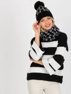 Dámská čepice AT CZ CM 319 černá a bílá