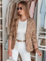 Dámská bunda do pasu MARABELL béžová FashionStreet PY0127