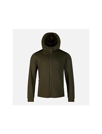 Pánská mikina ROSSIGNOL Mid Layer Stretch Hoodie, zelená Pánská mikina ROSSIGNOL Mid Layer Stretch Hoodie, zelená