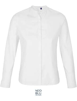 NEOBLU Bart Women Popelínová halenka s dlouhým rukávem 24.3787 optic white NEOBLU Bart Women Popelínová halenka s dlouhým rukávem 24.3787 optic white