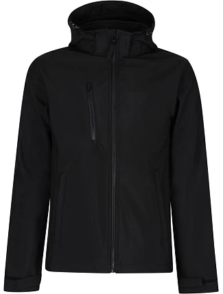 Regatta TRA 701 3-vrstvá softshellová bunda s kapucí "Venturer" 36.A701 black/black