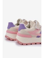 Dětské Tenisky Na Suchý Zip Růžové Savilia