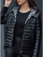 Dámská oboustranná přechodná bunda JIMA černá FashionStreet TY4506