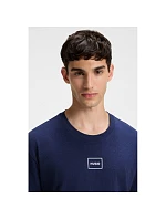 Hugo Loungewear Laze AZZURRO pánská košile na spaní (50525236-409)