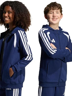 Dětská mikina adidas Tiro 26 League Sweat Full Zip Hoodie navy blue KF3322