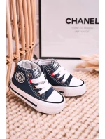 Dětské Tenisky Vysoké Se Zipem BIG STAR HH374189 Tmavě Modré