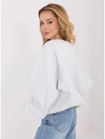 WT BL mikina A1455.87 světle šedá