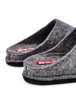 Klasické pánské pantofle Big Star KK176001 šedé