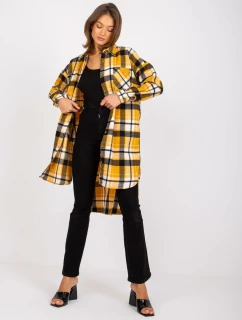 Dámská košile-EM-KS-003/07.35X-černá a žlutá