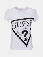 Dámské tričko O1GA56JA911 - TWHT - Bílé - Guess