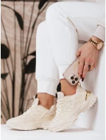 Dámské tenisky CILLE beige FashionStreet ZY0459