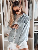 Dámská oversize džínová bunda BLUEDIVA modrá FashionStreet TY4900